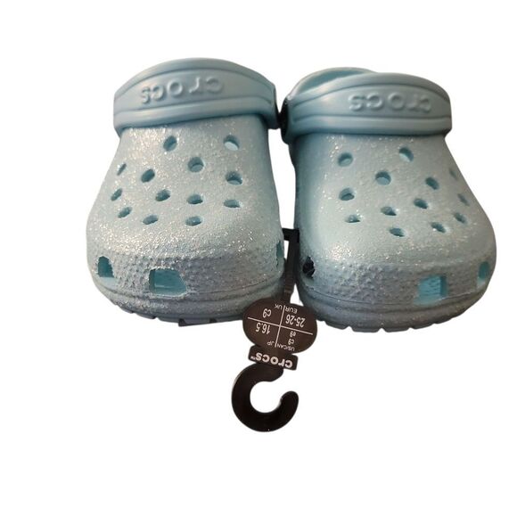 CROCS ICE BLUE ROOMY FIT SIZE C9 - Picture 2 of 6